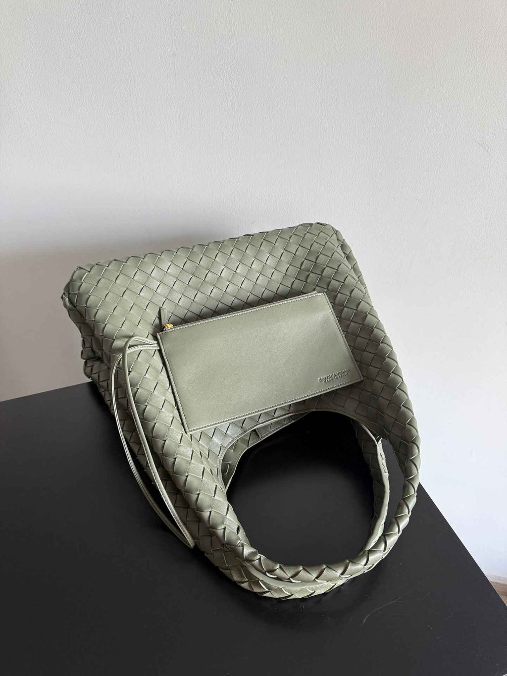 Bottega Veneta Large Campana Bag 844250 in Green