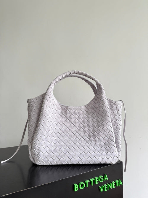 Bottega Veneta Large Campana Bag 844250 in Suede Beige