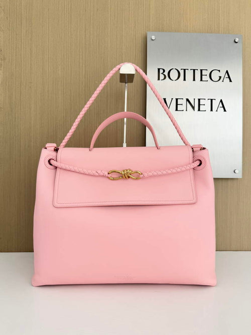 Bottega Veneta Large Ciao Ciao 826195 in Pink Calfskin