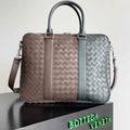 Bottega Veneta Large Intrecciato Briefcase 755128 Calfskin Brown