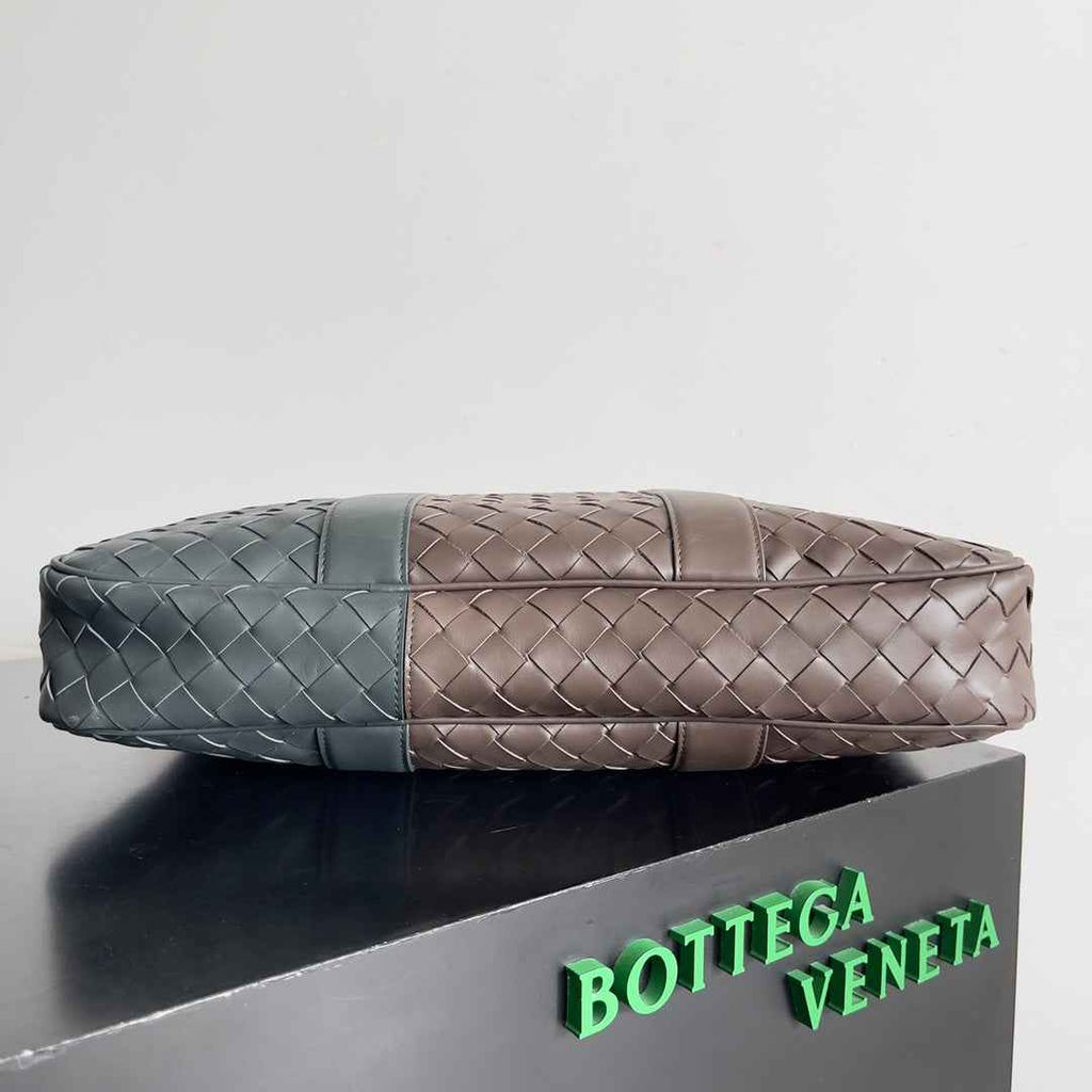 Bottega Veneta Large Intrecciato Briefcase 755128 Calfskin Brown