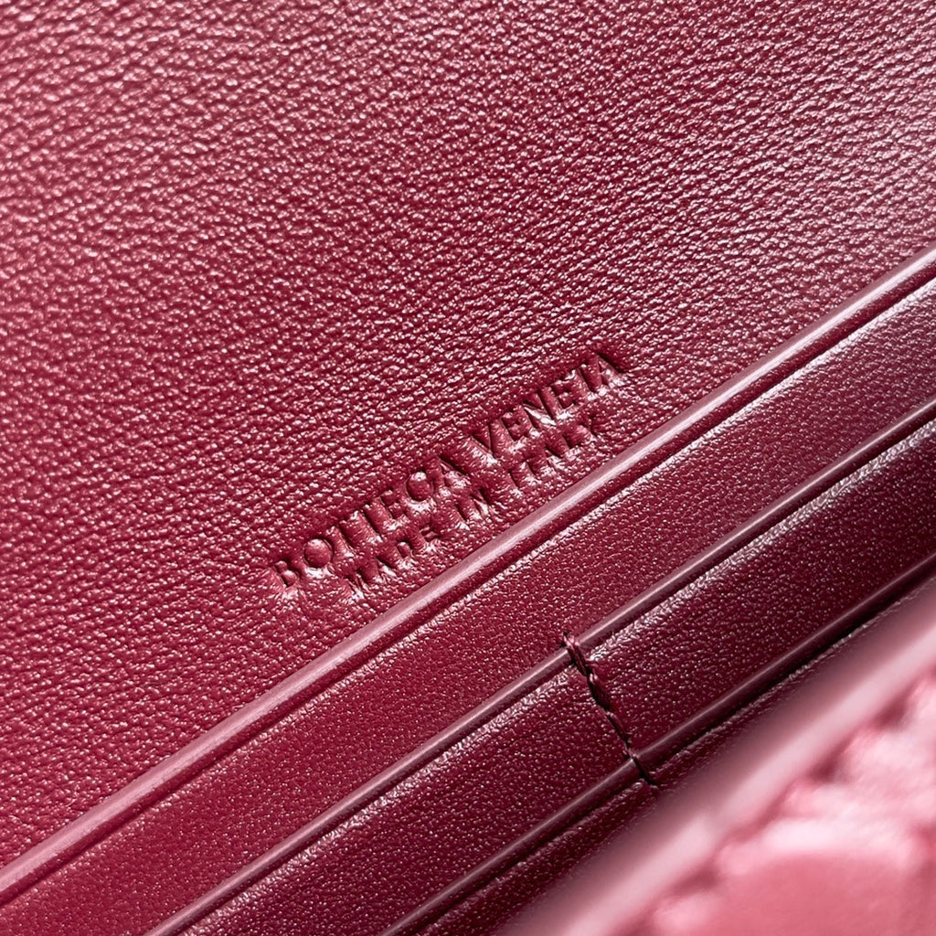 Bottega Veneta Long Clutch Andiamo With Handle 741511 Calfskin Barolo