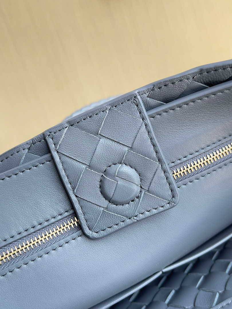 Bottega Veneta Medium Andiamo Bag 743572 Lambskin Blue