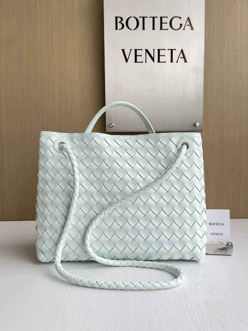 Bottega Veneta Medium Andiamo Bag 743572 Lambskin Light green