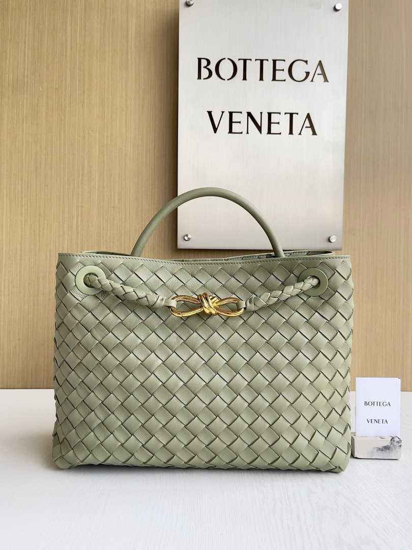 Bottega Veneta Medium Andiamo Bag 743572 Lambskin Green