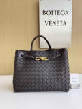 Bottega Veneta Medium Andiamo Bag 743572 Lambskin Coffee