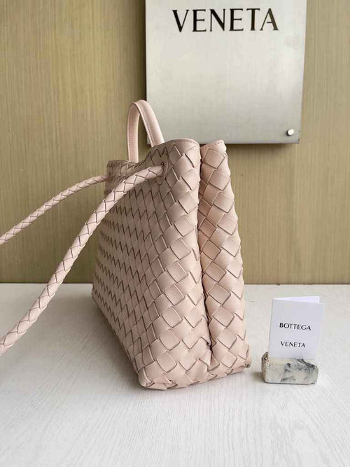 Bottega Veneta Medium Andiamo Bag 743572 Lambskin Light Pink