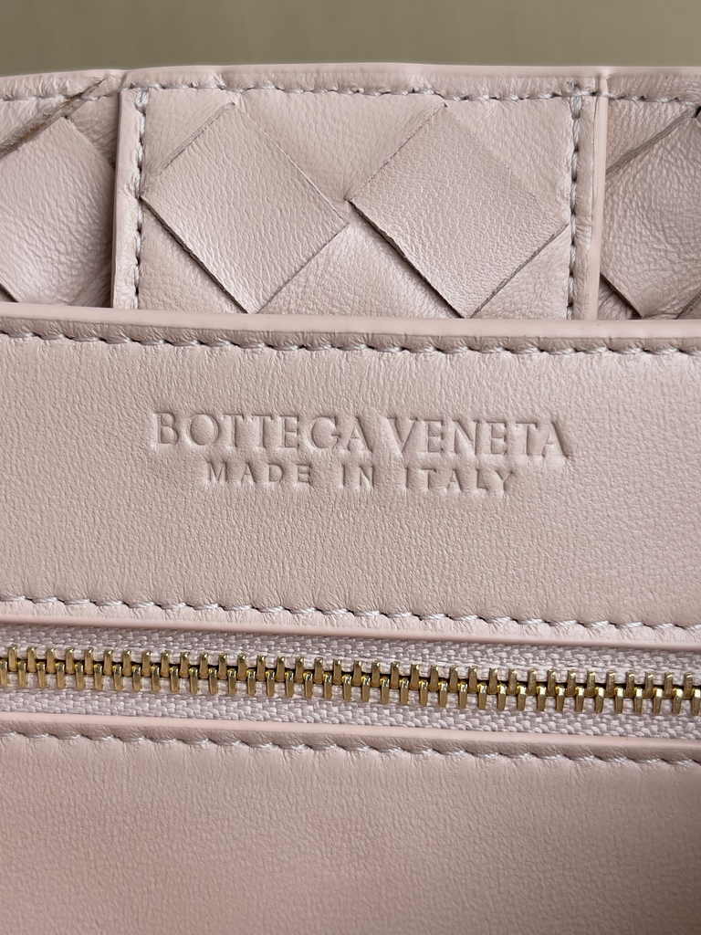 Bottega Veneta Medium Andiamo Bag 743572 Lambskin Light Pink