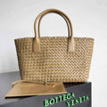 Bottega Veneta Medium Cabat Bag 608810 lambskin leather Tan