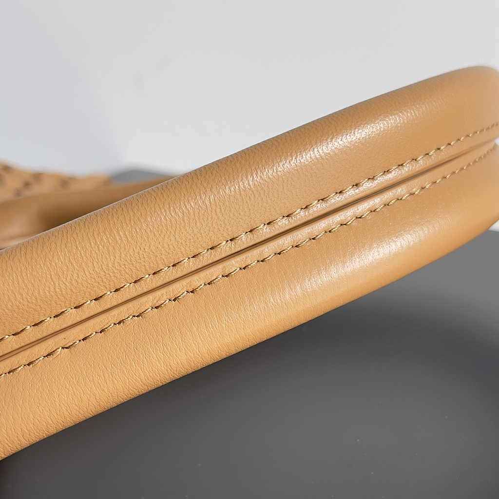 Bottega Veneta Medium Cabat Bag 608810 brown lambskin leather
