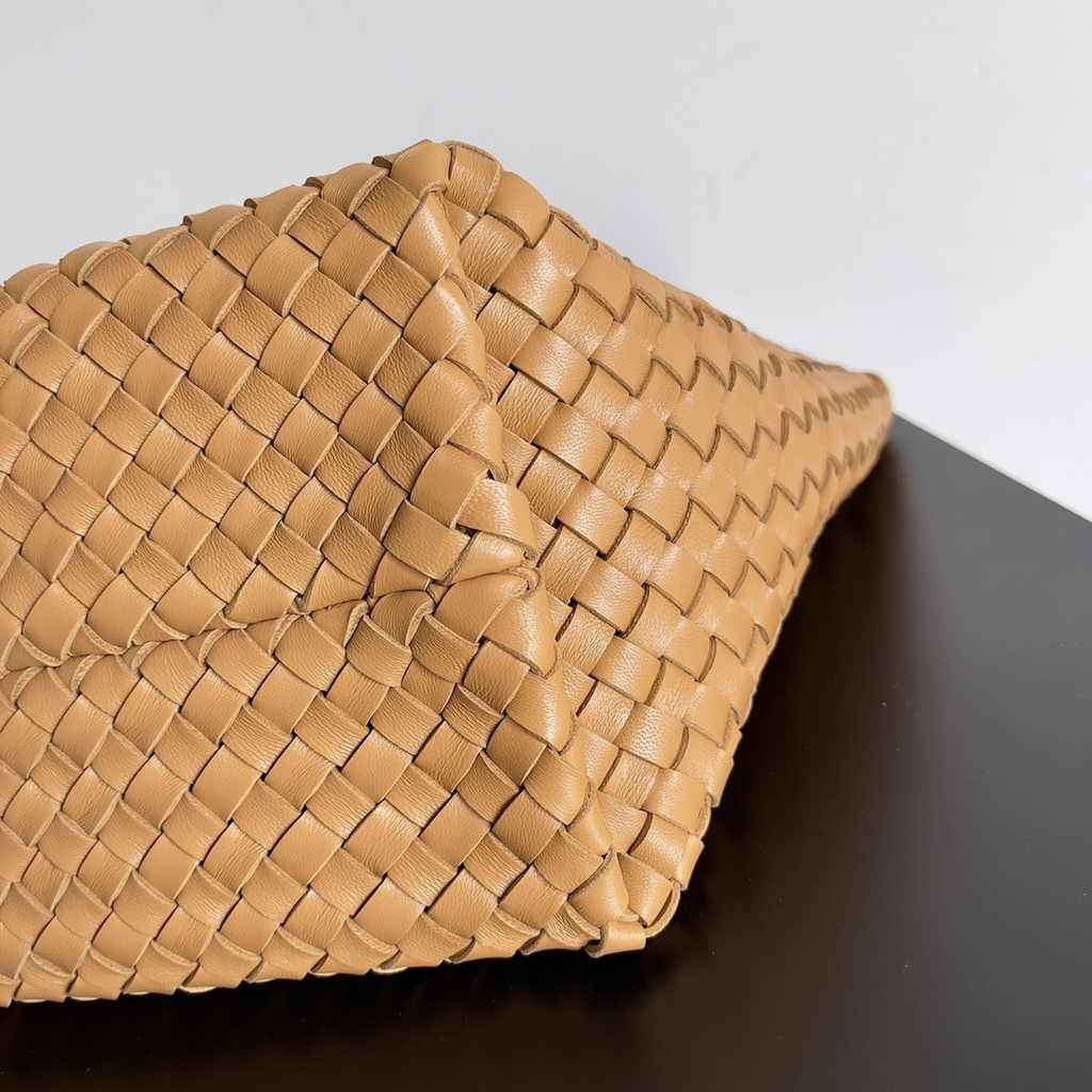 Bottega Veneta Medium Cabat Bag 608810 brown lambskin leather