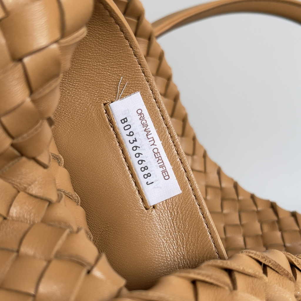 Bottega Veneta Medium Cabat Bag 608810 brown lambskin leather