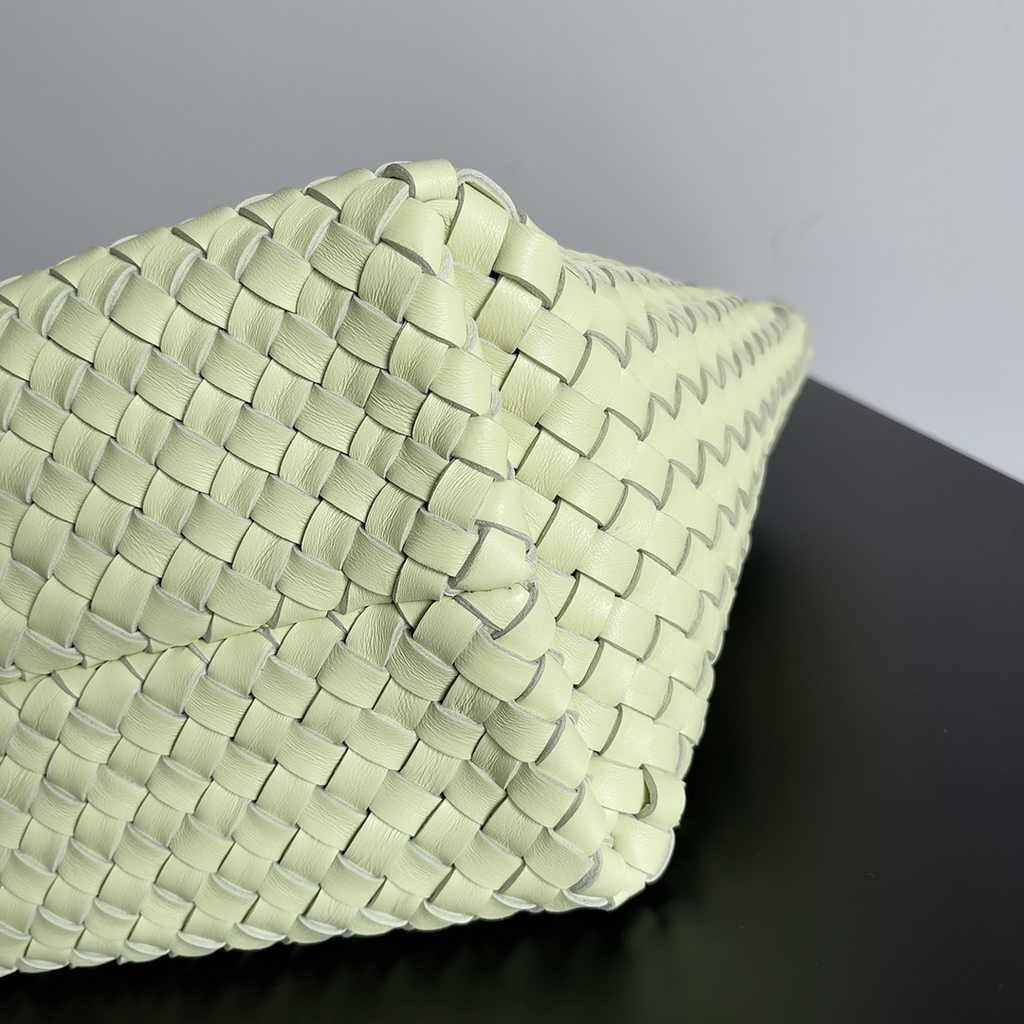 Bottega Veneta Medium Cabat Bag 608810 Yellow lambskin leather