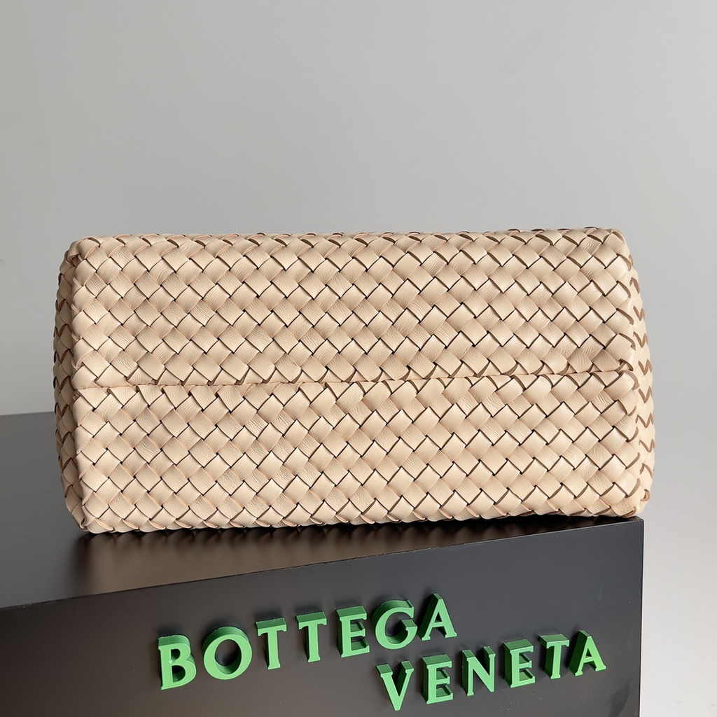 Bottega Veneta Medium Cabat Bag 608810 apricot lambskin leather