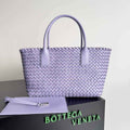 Bottega Veneta Medium Cabat Bag 608810 purple lambskin leather