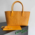 Bottega Veneta Medium Cabat Bag 608810 Orange lambskin leather