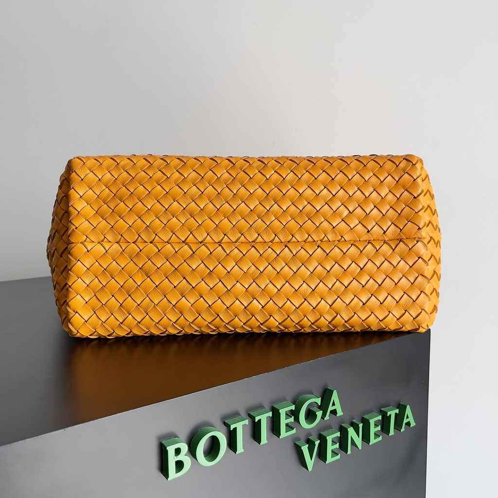 Bottega Veneta Medium Cabat Bag 608810 Orange lambskin leather