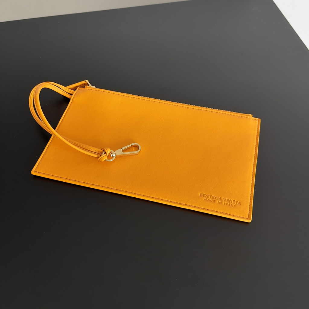 Bottega Veneta Medium Cabat Bag 608810 Orange lambskin leather