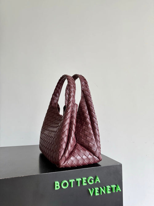 Bottega Veneta Medium Campana Bag 844249 in Wine Red