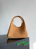 Bottega Veneta Medium Campana Bag 844249 in Suede Brown