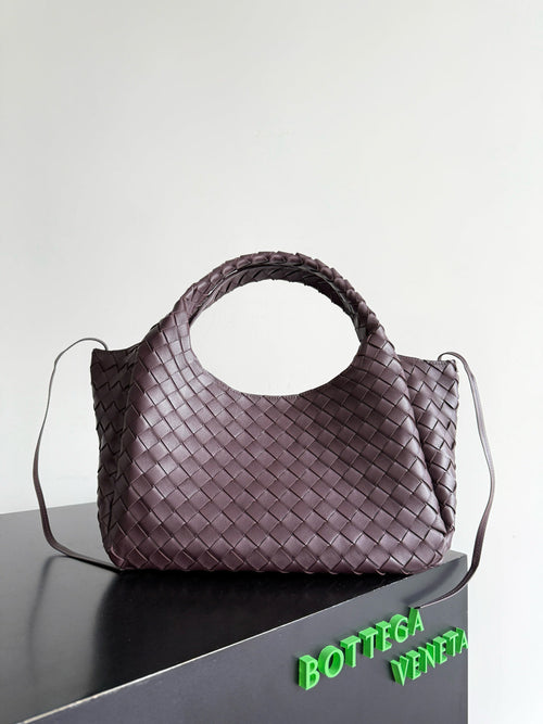 Bottega Veneta Medium Campana Bag 844249 in Dark Red