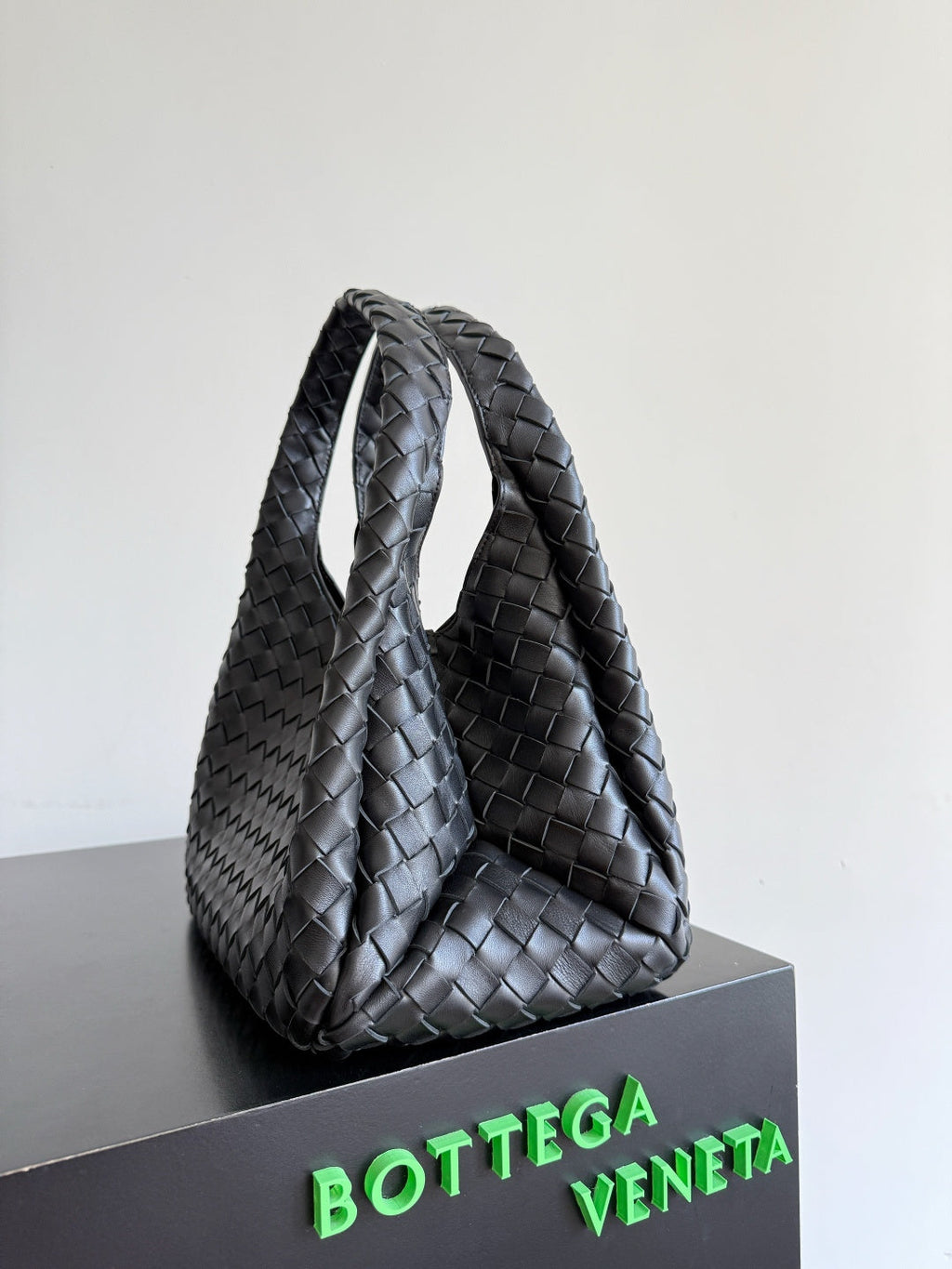 Bottega Veneta Medium Campana Bag 844249 in Black