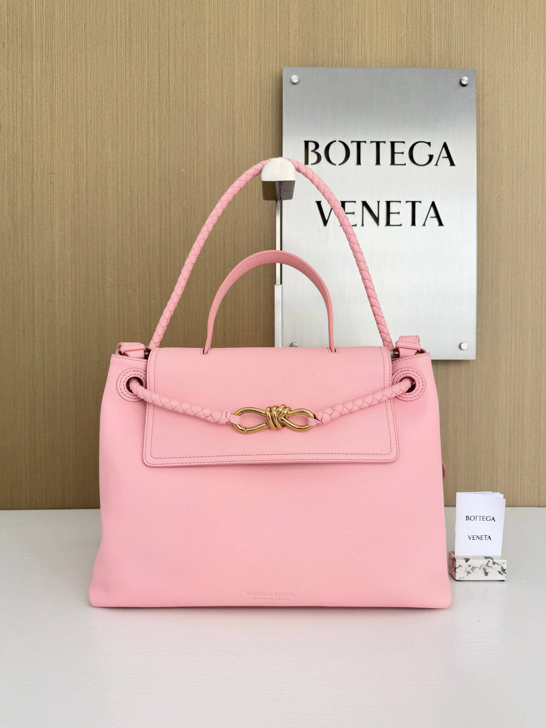 Bottega Veneta Medium Ciao Ciao 817231 in Pink Calfskin