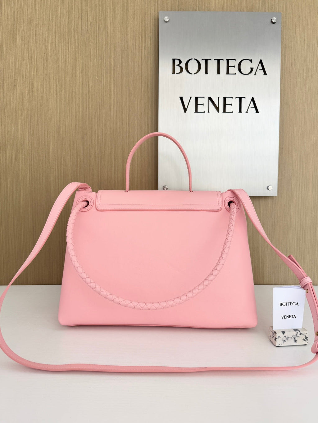 Bottega Veneta Medium Ciao Ciao 817231 in Pink Calfskin