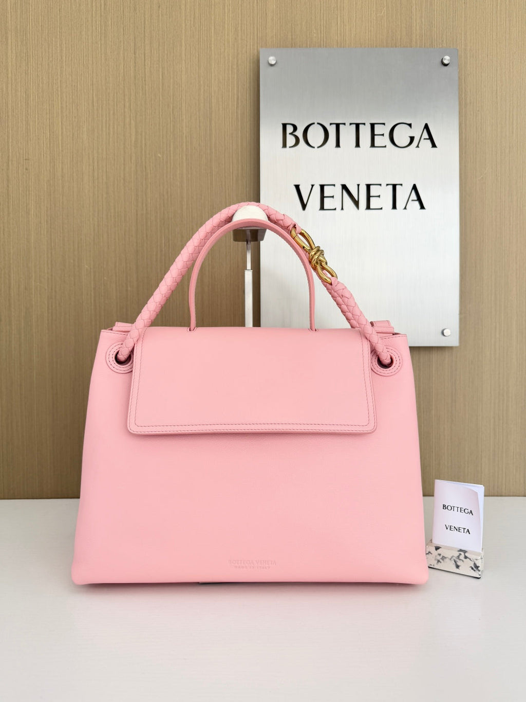Bottega Veneta Medium Ciao Ciao 817231 in Pink Calfskin