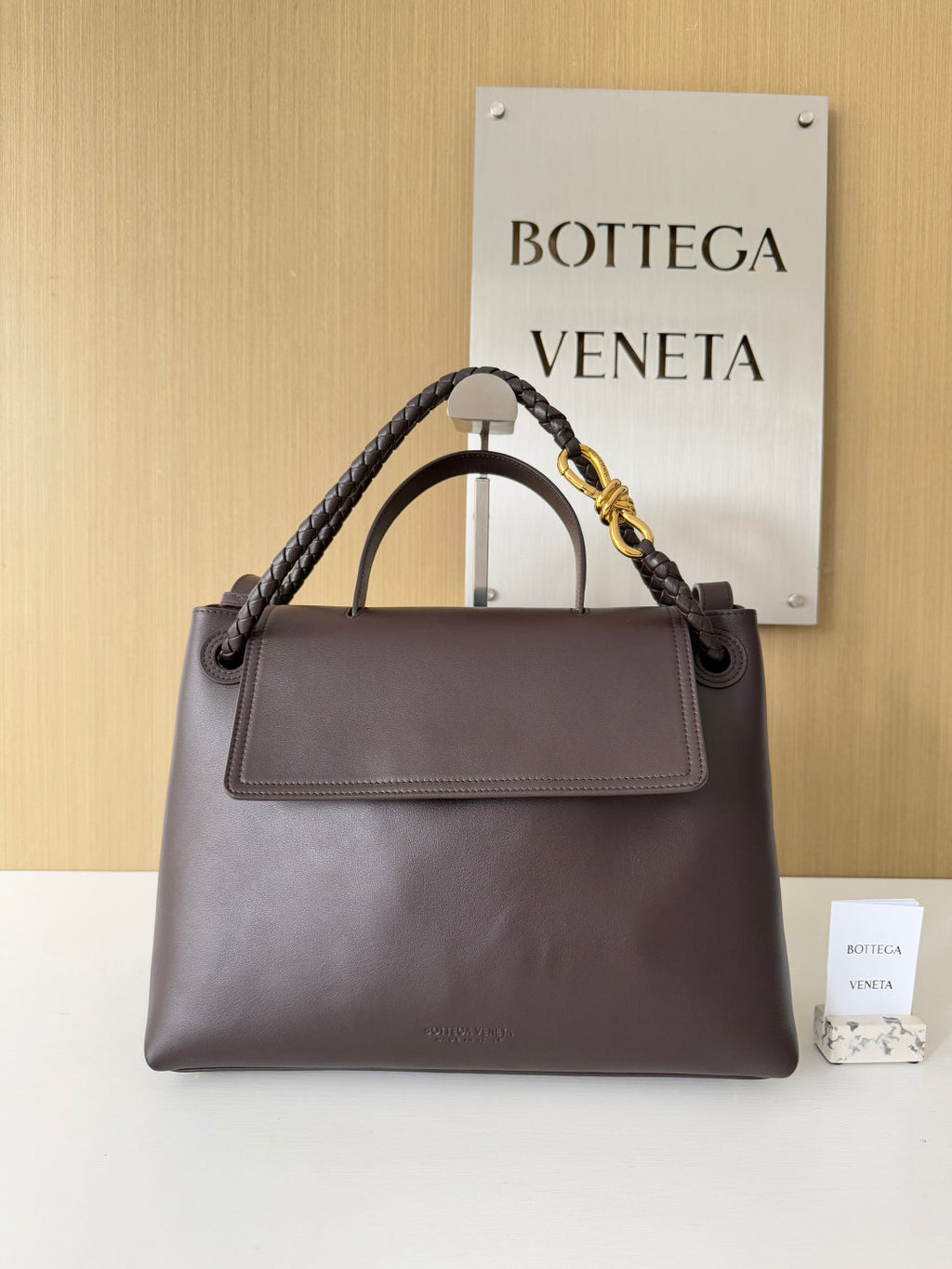 Bottega Veneta Medium Ciao Ciao 817231 in Brown Calfskin