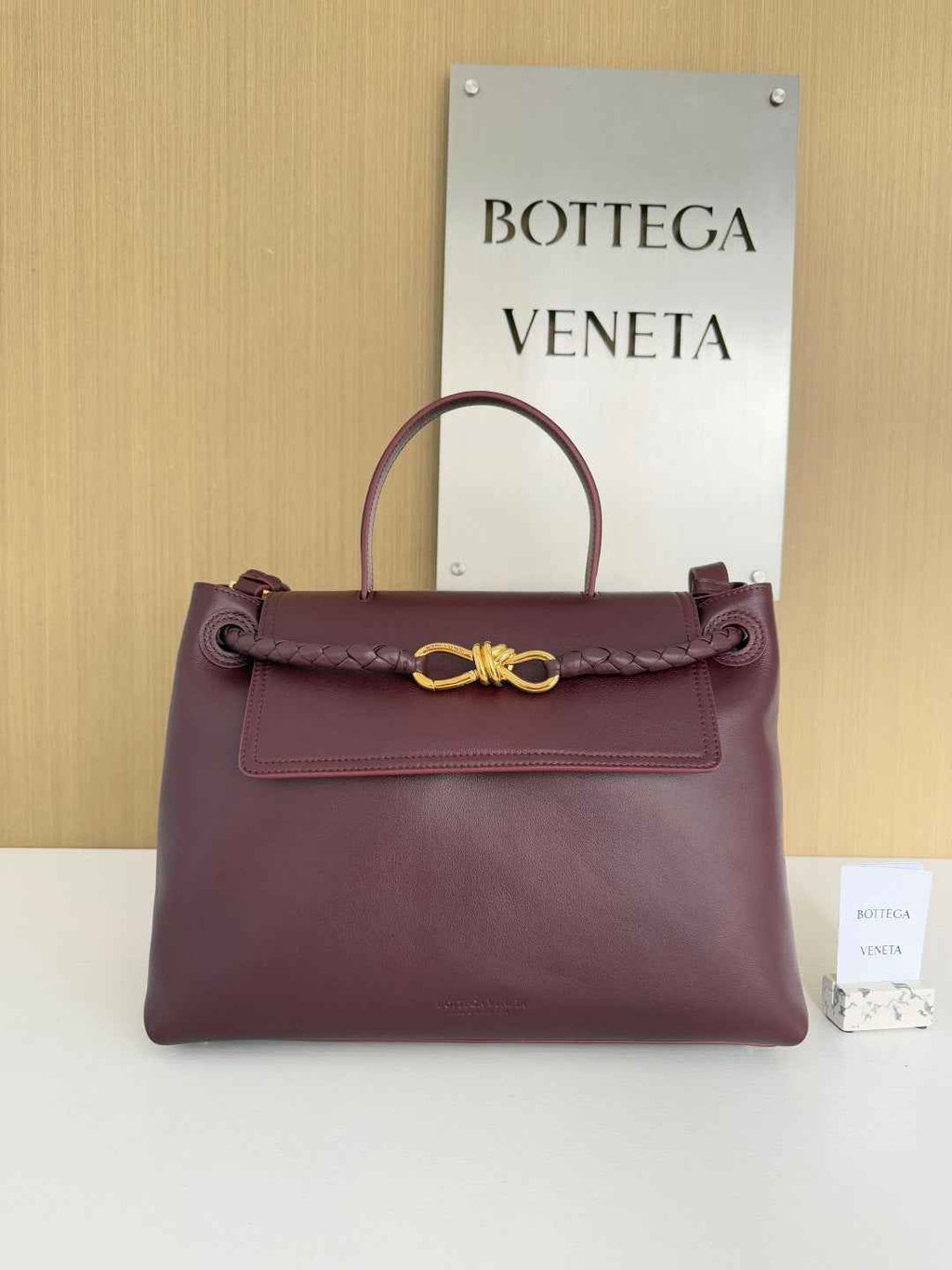 Bottega Veneta Medium Ciao Ciao 817231 in Wine Red Calfskin
