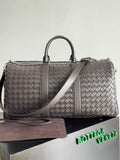 Bottega Veneta Medium Intrecciato Duffle 650066 Calfskin Brown