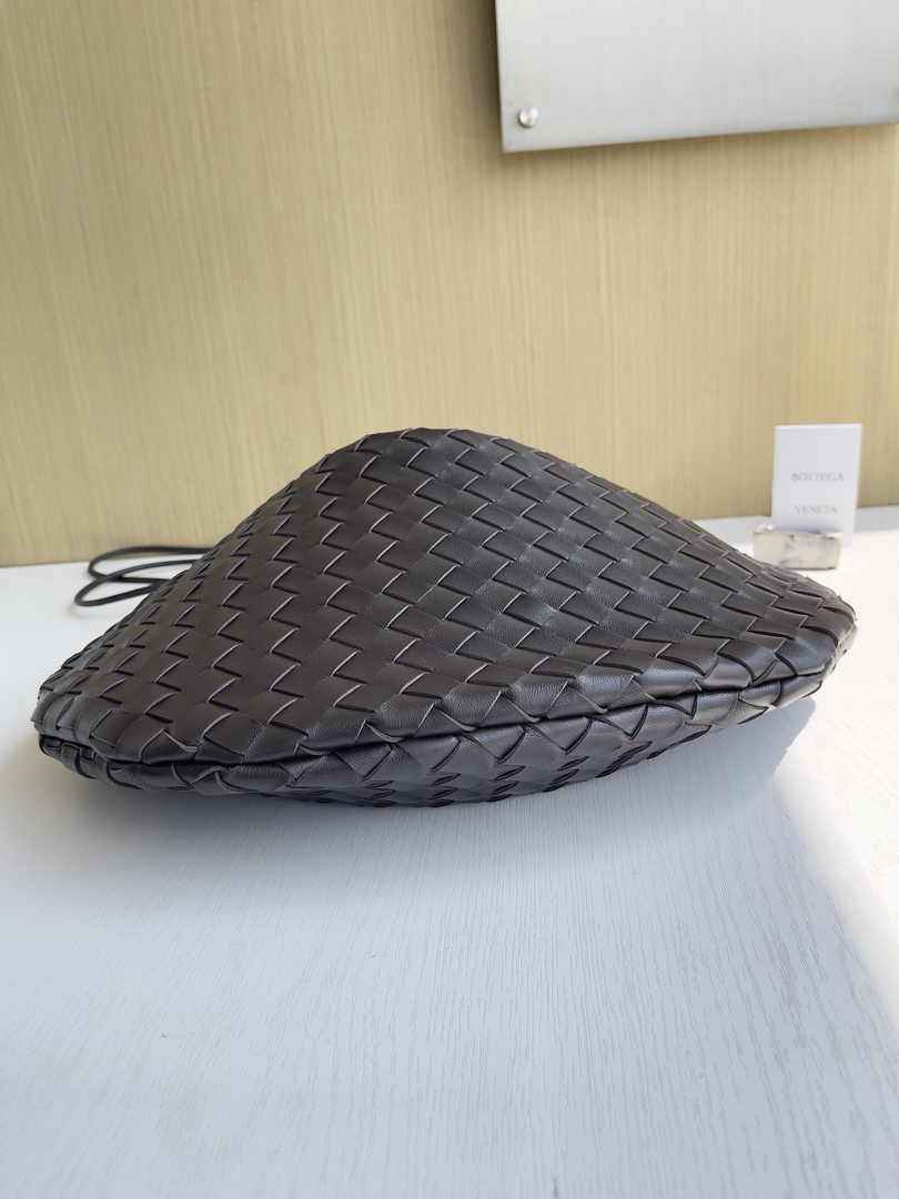 Bottega Veneta Medium Sardine 754988 Lambskin Coffee