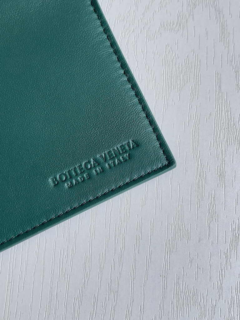 Bottega Veneta Mini Cabat 709464 dark green Intreccio lambskin leather