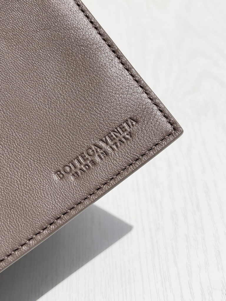 Bottega Veneta Mini Cabat 709464 coffee Intreccio lambskin leather