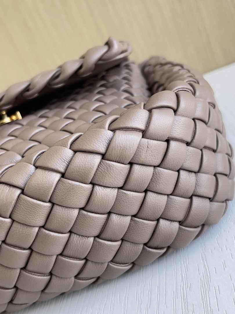 Bottega Veneta Mini Cobble Shoulder Bag 762711 Lambskin Light Pink