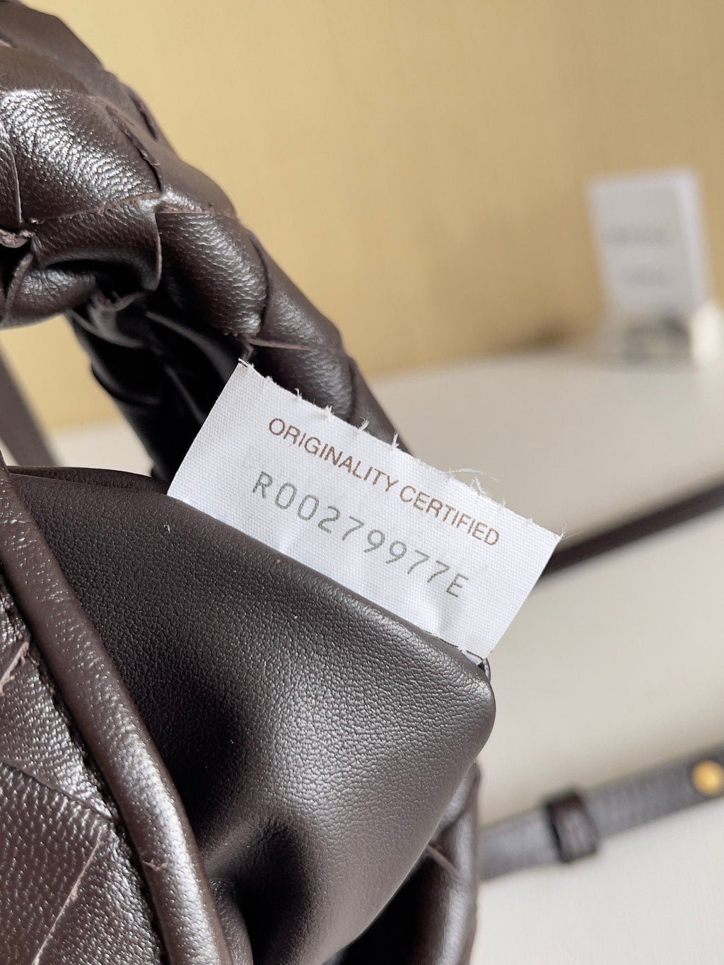 Bottega Veneta Mini Hop 777586 Calfskin Brown