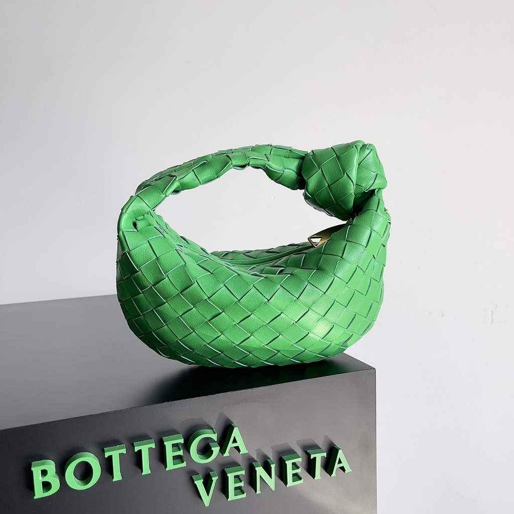 Bottega Veneta Mini Jodie top handle bag 651876 Lamb skin Green