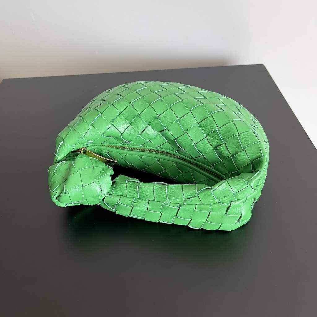 Bottega Veneta Mini Jodie top handle bag 651876 Lamb skin Green