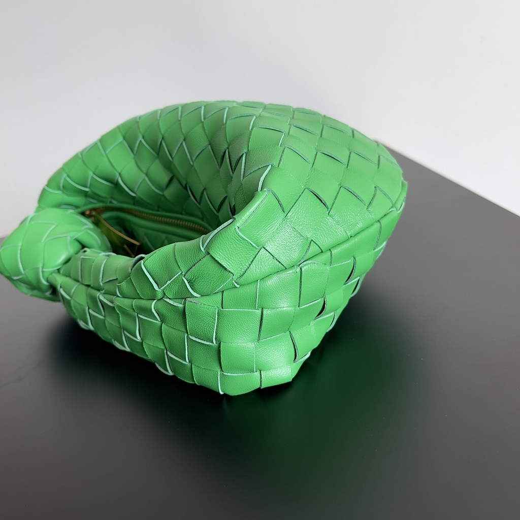 Bottega Veneta Mini Jodie top handle bag 651876 Lamb skin Green