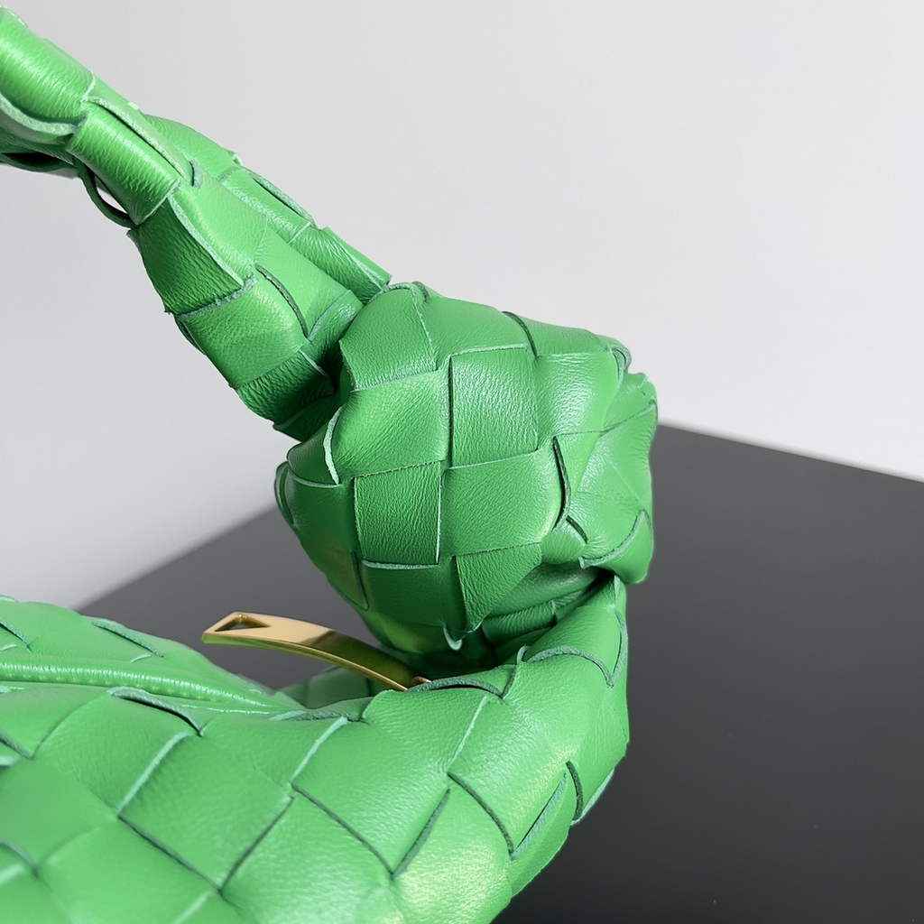 Bottega Veneta Mini Jodie top handle bag 651876 Lamb skin Green