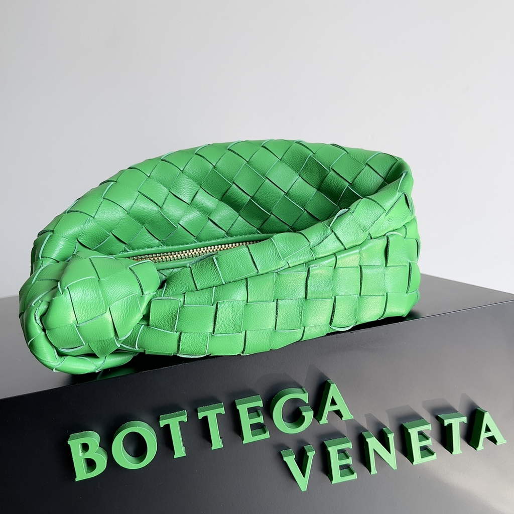 Bottega Veneta Mini Jodie top handle bag 651876 Lamb skin Green