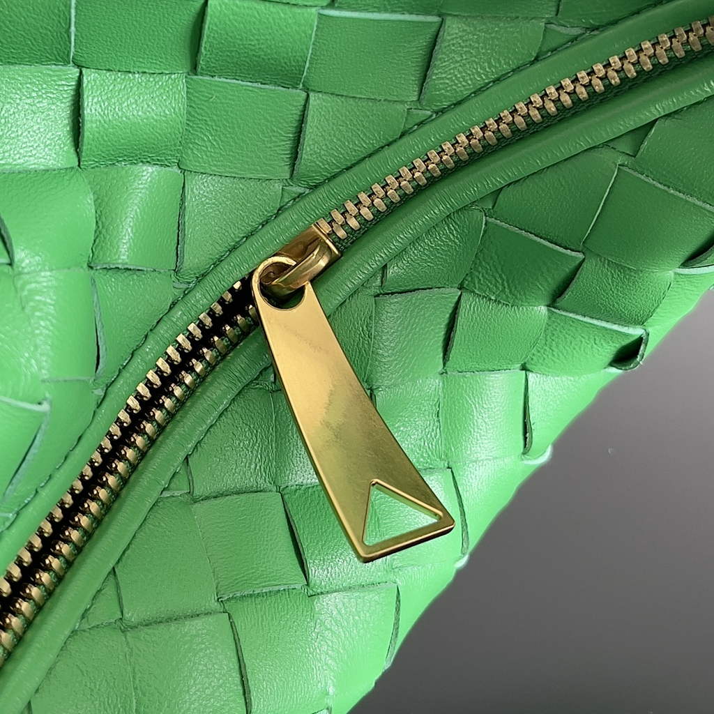 Bottega Veneta Mini Jodie top handle bag 651876 Lamb skin Green