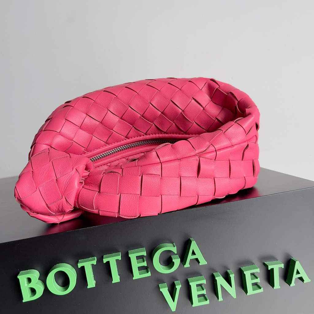 Bottega Veneta Mini Jodie top handle bag 651876 Lambskin Plum