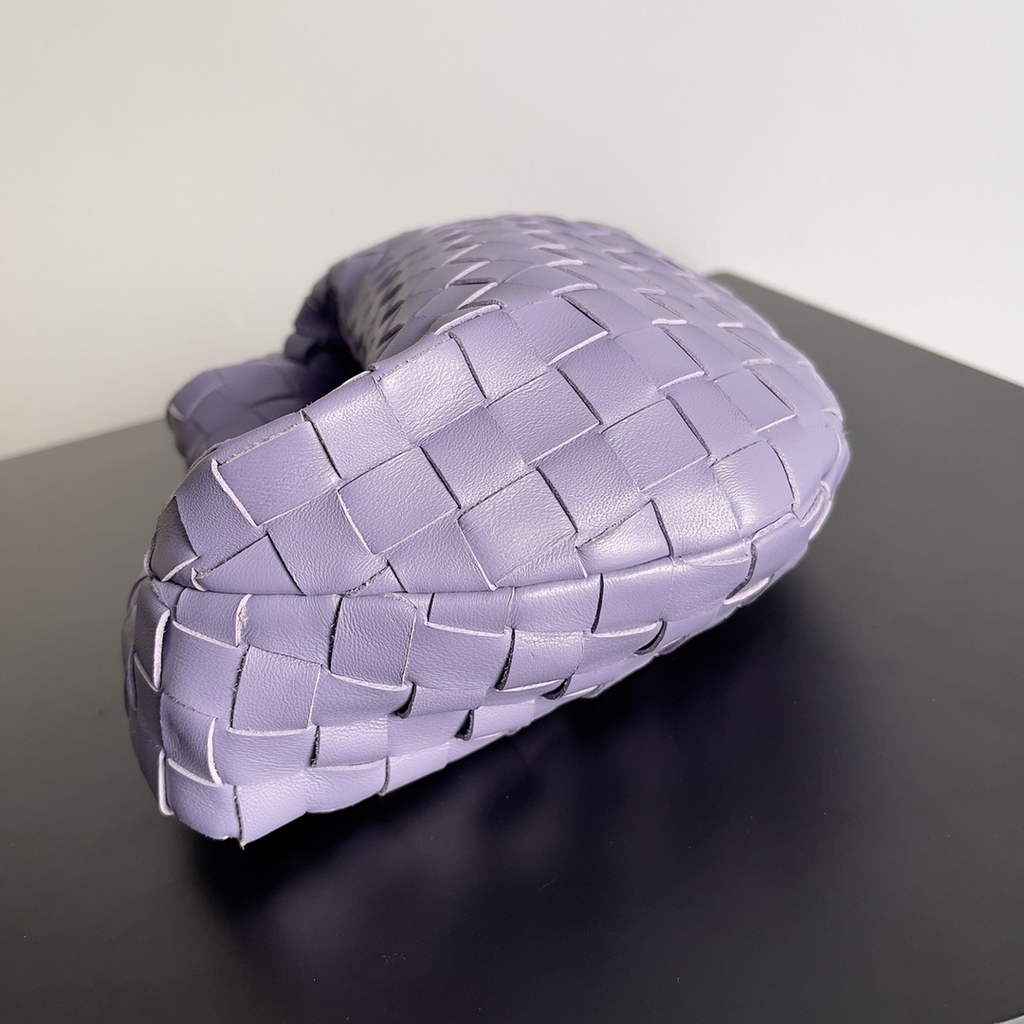 Bottega Veneta Mini Jodie top handle bag 651876 Lambskin Light Purple