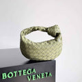 Bottega Veneta Mini Jodie top handle bag 651876 Lambskin Light Green