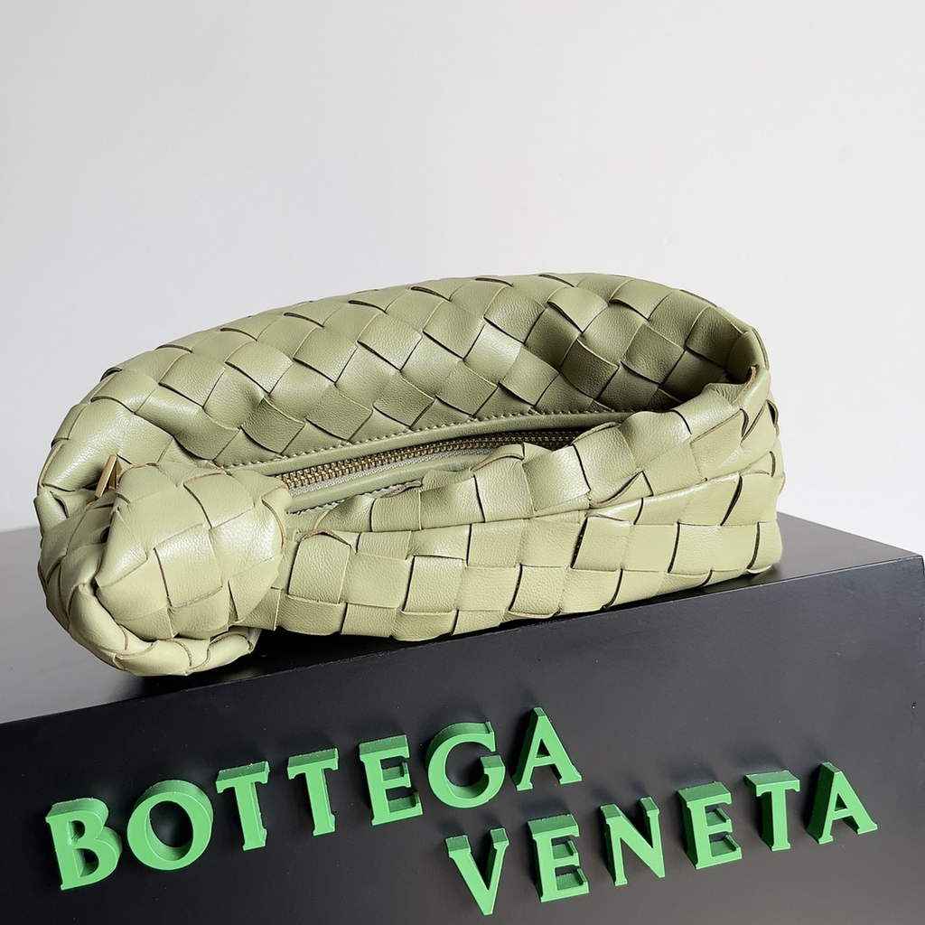 Bottega Veneta Mini Jodie top handle bag 651876 Lamb skin light green