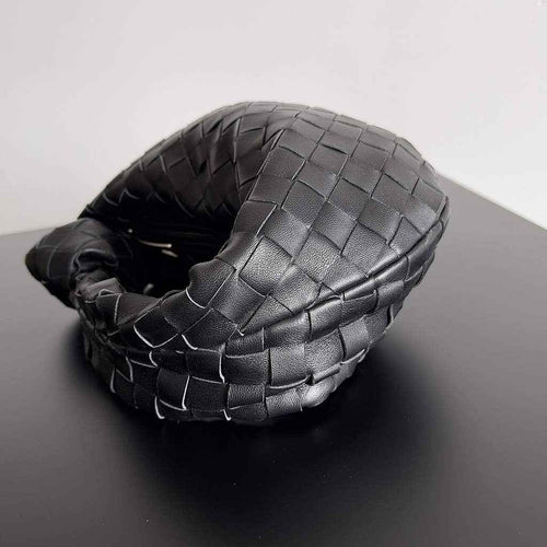 Bottega Veneta Mini Jodie top handle bag 651876 Lamb skin Black
