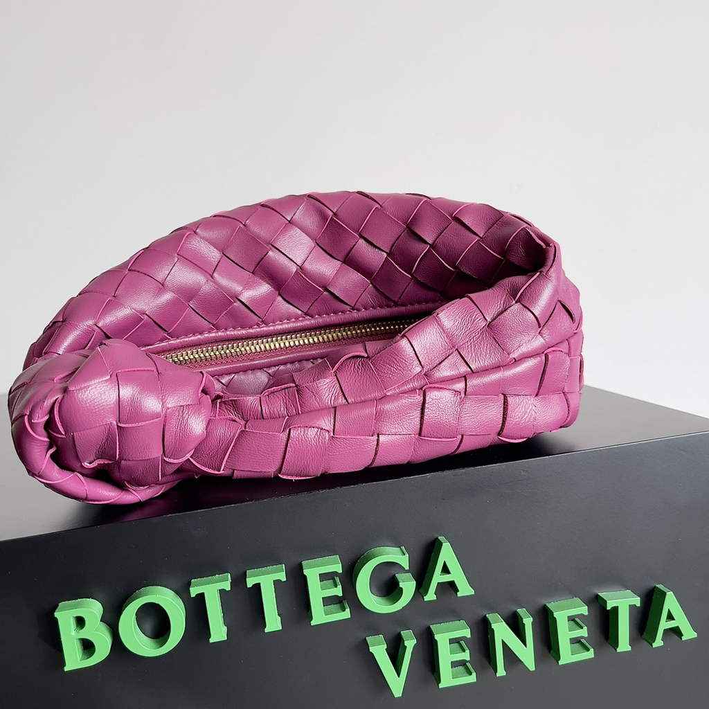 Bottega Veneta Mini Jodie top handle bag 651876 Lambskin Purple