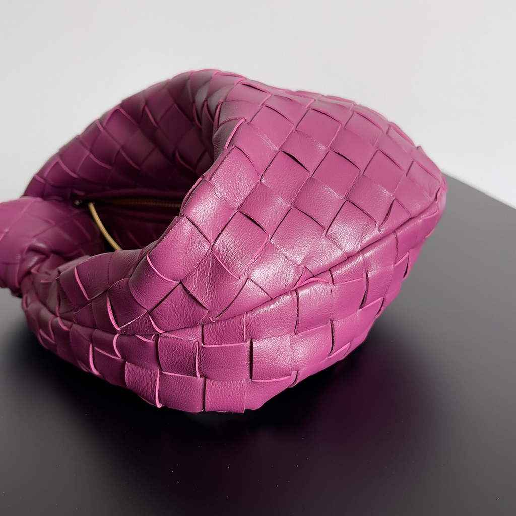 Bottega Veneta Mini Jodie top handle bag 651876 Lambskin Purple